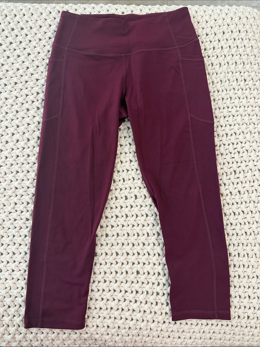 Victoria's Secret Burgundy Active Leggings